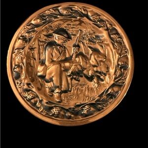 Vintage Copper Wall Plaque